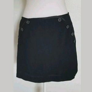 Alice Temperley Black Sailor Mini Skirt Sz Small